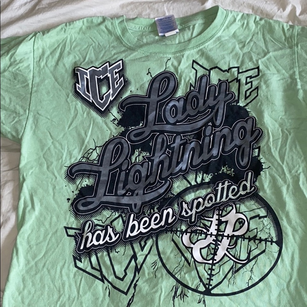 Lady Lightning tee shirt